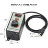 For Router Fan Variable Speed Controller Electric Motor Rheostat AC 120V 15A USA