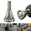 2X Deburring External Chamfer Tool HSS Triangle Drill Bit Bolt Thread Repair