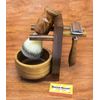 Sharpend 5 Piece Shaving Set | DE Safety Razor & Badger Brush | Men's Gift Kit
