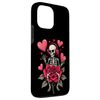 iPhone 13 Pro Max Skeleton Rose Headphones Case