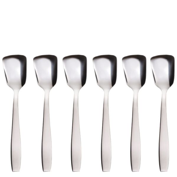 GRÄWE Königstein Series Ice Cream Spoons, Length 13 cm, Stainless Steel, Set of 6