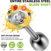Immersion Blender Handheld Electric Mixer Stainless Steel With Titanium 