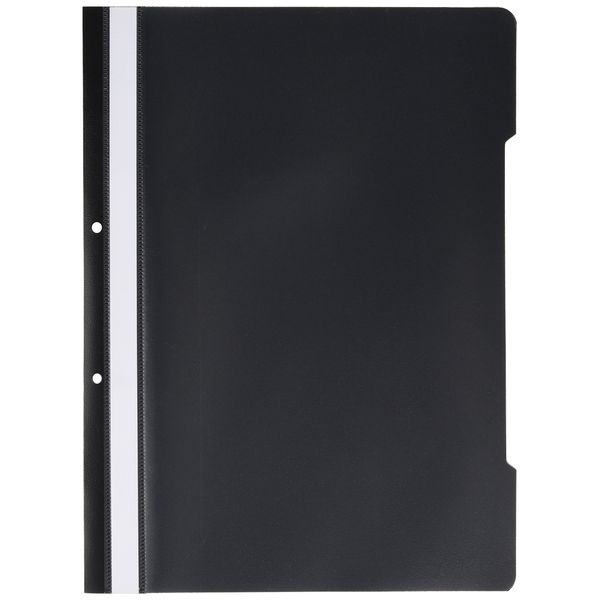 Classmaster PF25BK Clear Front Report & Project Covers — Black (Pack of 25)