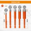 BGTEC Dry Diamond Drill Bits 5pcs 5/16" with Quick Change Hex Shank Granite Marble Porcelain Tile Ceramic