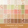 Moda CINNAMON & CREAM Fig Tree JELLY ROLL 40 strips Quilt FABRIC