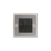 Brush Wallplate Single | Steel