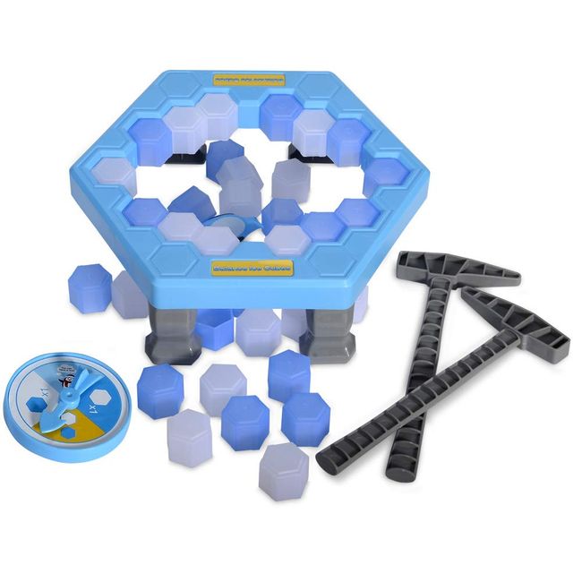 Save Penguin On Ice Game, SS Penguin Trap Ice Break Block Board Family Game  for Kids Boys Girl Toys