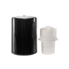 6 Refillable 10ML. Roll on Kit, Glass Container with Plastic Roller Ball Black