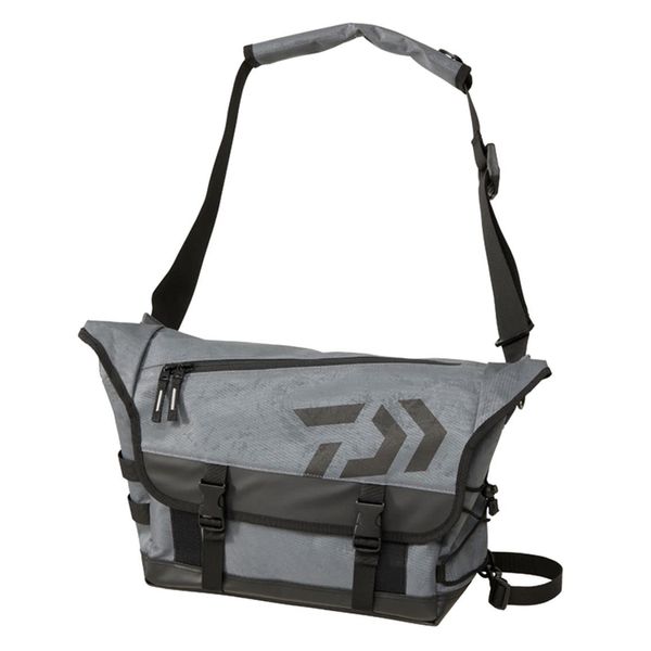 Daiwa Messenger Bag (D) Spiral Gray 5.5 x 13.8 x 10.6 inches (14 x 35 x 27 cm)