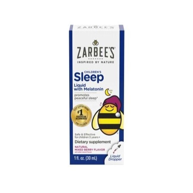 Zarbee's Naturals Sleep Liquid With Melatonin For Children, 1 Ounce each