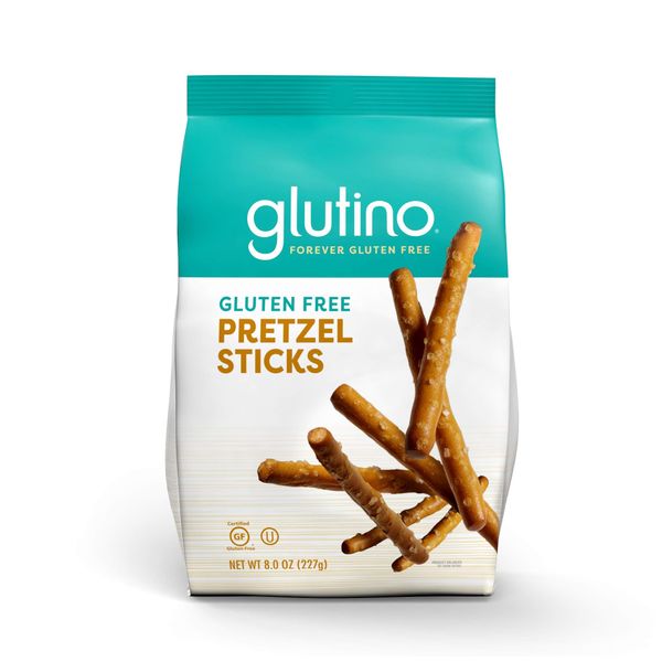 Glutino Gluten Free Pretzel Sticks, Delicious Everyday Snack, Lightly Salted, 8 oz