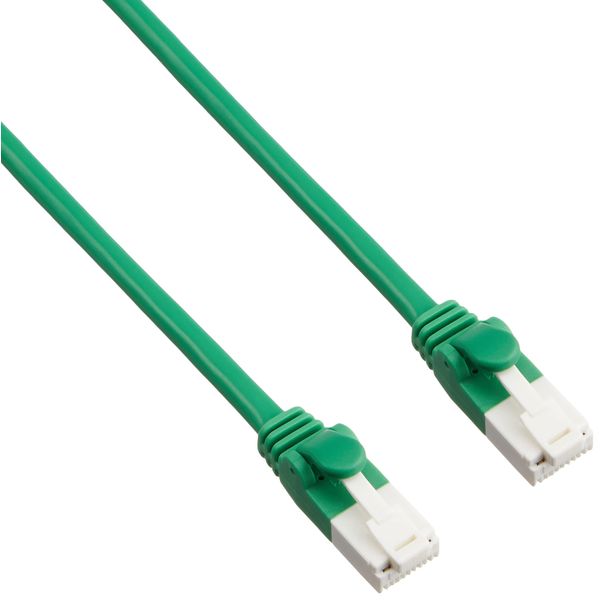 Elecom LD-CTT/GN3/RS LAN Cable, 9.8 ft (3 m), No Cracks, RoHS Compliant, CAT5e