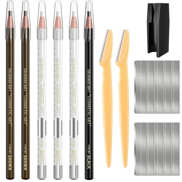 Waterproof Eyebrow Pencil Set Marking Filling and Contouring Tattoo Makeup Microblading Supplies Kit - Permanent Liner Hot Item It