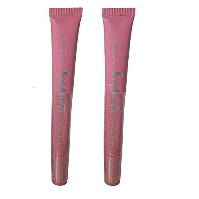 Pack of 2 Revlon Kiss Plumping Lip Creme, Peony Buff 530