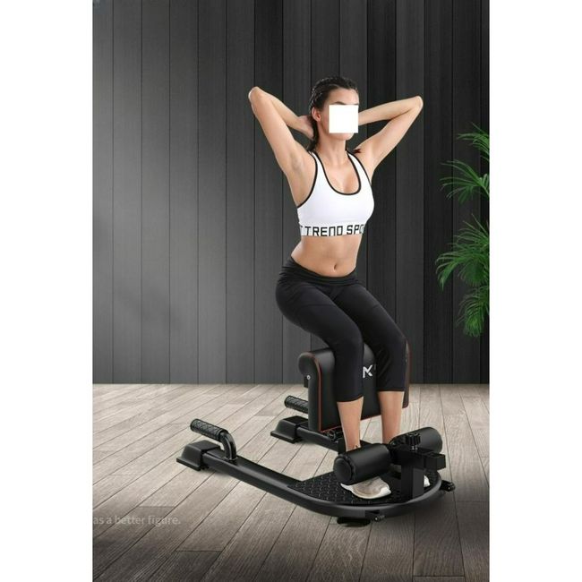 Small Mini Squat Gym Machine Lower Body Machine Equipment Thigh Strength Home Fitness, Hip Training and Leg Training Base Stretching-Squat Machine