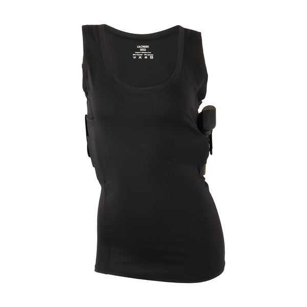 Lilcreek Women‘s Concealment Tank Top Undercover Concealed Gun Holster Shirt Concealed Carry Clothing CCW Tactical Holster Concealed Handgun Holster Cami Top