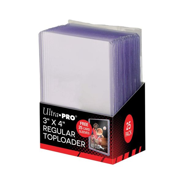 Ultra Pro 3" X 4" Regular Toploader (25ct)