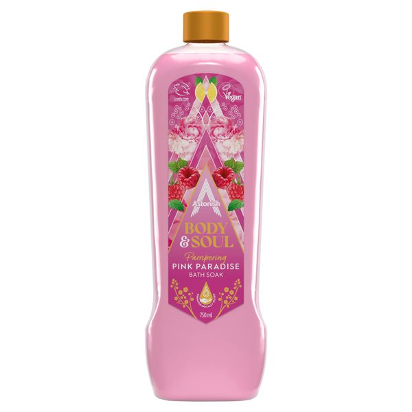 ASTONISH BATH SOAK PINK PARADISE 750ML