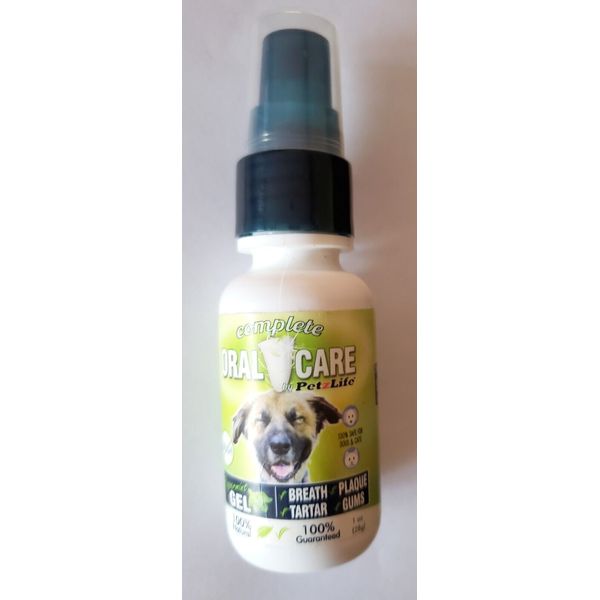 PetzLife DOG CAT ORAL CARE GEL 1 oz PEPPERMINT Attack Pet Tooth PLAQUE TARTAR