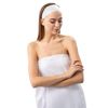 APPEARUS Waffle Spa Wrap - Lightweight Shower Body Wrap Bathrobe with Button Snap Closure