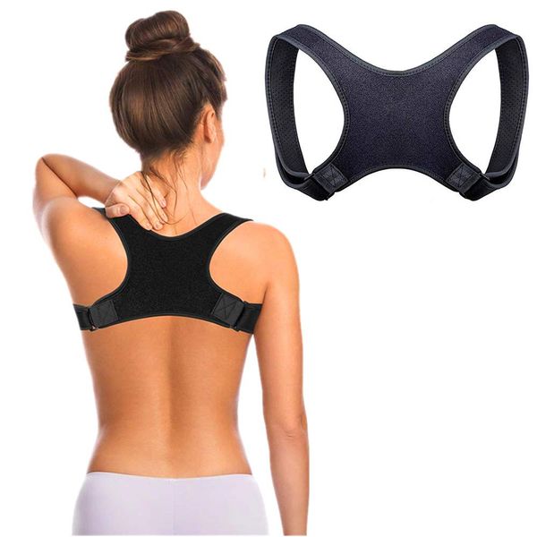 Posture Improvement, Low Profile Back Supporter, Unisex, Adjustable, One Size Fits Most