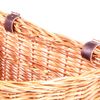 Red Hamper Cambridge Bicycle Basket, Brown, Medium