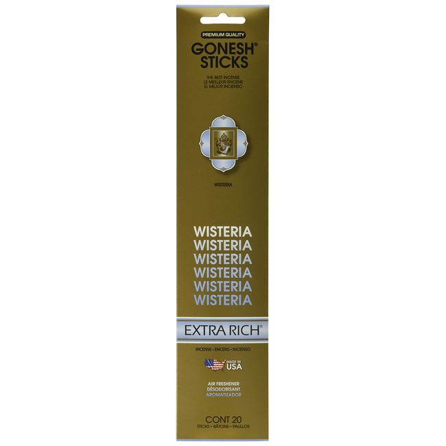 WISTERIA Extra Rich Series Garnesh Incense Sticks