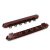 Snooker Pool Cue Rack with Clips - Holds 6 Cues - T100