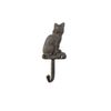 Cast Iron Cat Hook 7" - Decorative Wall Hook - Cat Hook Room Decor