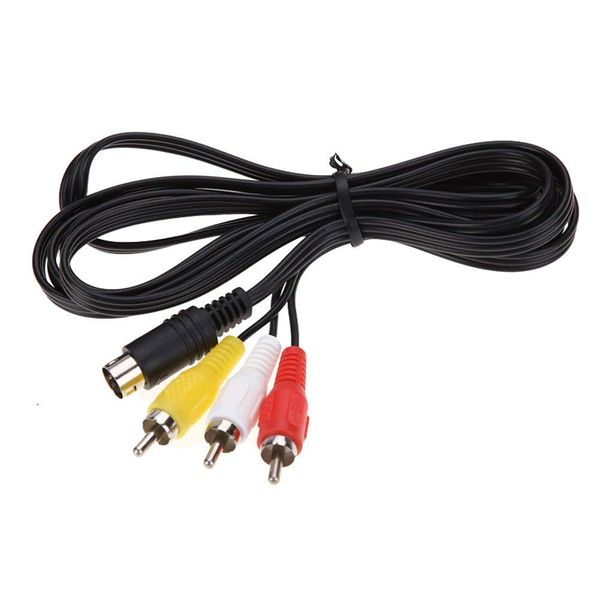 WICAREYO 1.8m Audio Video AV Wire Kabel 9Pin zu RCA Anschlusskabel für Genesis 2 3