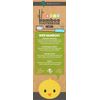 EcoFrenzy - Kids Bamboo Toothbrush - Child Size Soft BPA Free Color Safe Bristles (4 Pack)