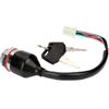 4 Wire 4 pin Ignition Key Switch Replacement with 2 Keys for Go Kart ATV Quad