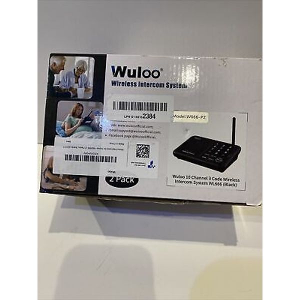 Wuloo 1 Mile 10 Channel Wireless Intercom System Room To Room Calling WL666 P2.