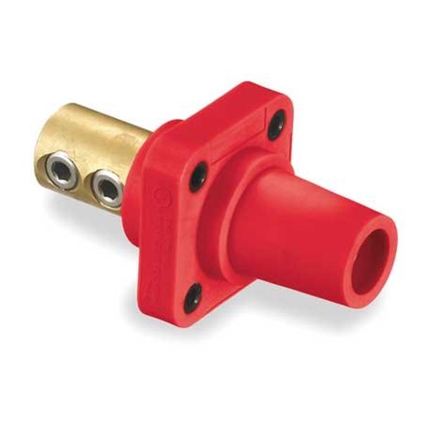 Receptacle, Female, Red, Double Set, Taper