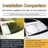 Windshield Sun Visor Foldable Car Window Sunshade UV Sun Block Cover For Honda
