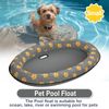 Pet Soft Dog Float Raft - Inflatable Dog Swimming Float for Summer (Small, Grey)