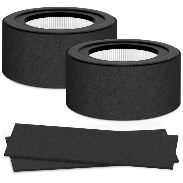 GoKBNY 2-Pack EE-5067 Replacement Filter Compatible with Crane EE-5067 Purifier, for Model HS-1944