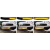 iJDMTOY Clear Lens Dynamic Sequential Blink/Flow Full LED Side Mirror Turn Signal Light Assembly Kit Compatible with 2011-19 Ford Explorer