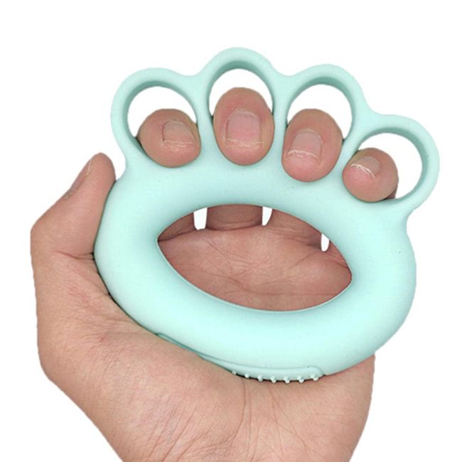 Hand Grip, Training Handgrip, Kids, Adults, Elderly, Finger Exercise, Strength Training, Stress Relief, Rehabilitation Equipment, Finger Strengthener, 6 Types of Choices, Unisex, Mint Green (20LB))