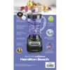Blender, 48 oz. Jar, 12 Blending Functions, Black, 50180F