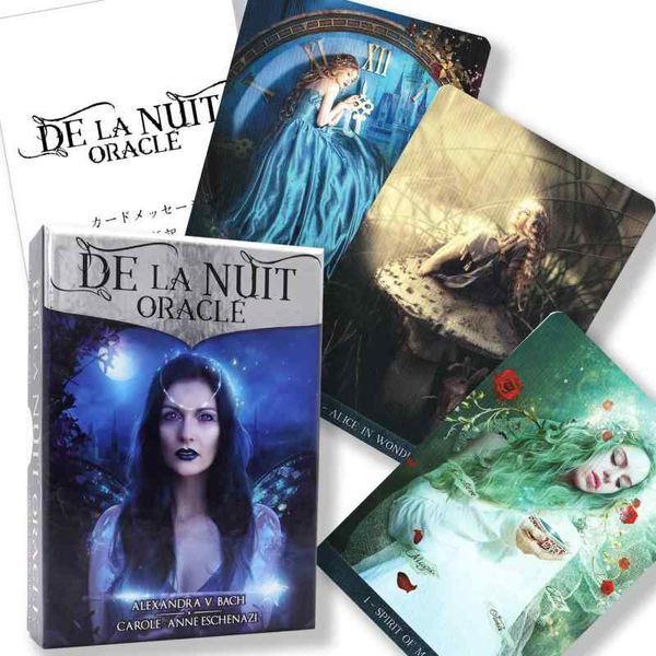 De La Nuit Oracle Cards with Japanese Instructions Lo Scarabeo