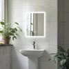 LED Illuminated Bathroom Mirror Wall Mounted Vanity Mirror Explosion-proof Smart