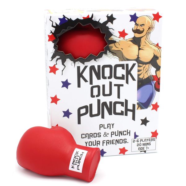 Knockout Punch - an Outrageous Boxing/Dodgeball Card Game - Funny Board Games for Family Night, Game Night Games for Groups & Party Games - Teen Outdoor Board Games, Boxing Games Kids Throwing Games