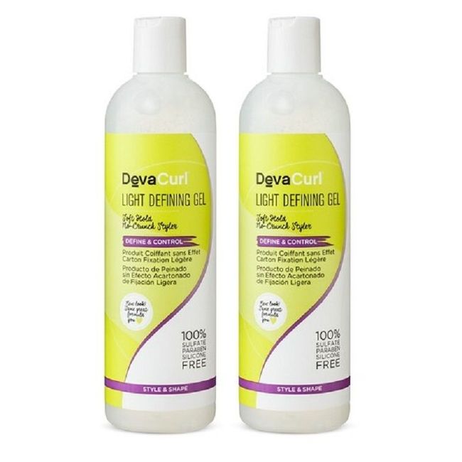 DevaCurl Light Defining Gel 12 oz pack of 2