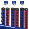 6PC Magnetic Socket Organizer Sets Aluminum Alloy Socket Rail Holder