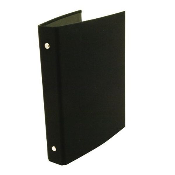 KDM Original A5 size 6 Hole System Notebook Binder Canvas Ring Inner Diameter 19 mm Solid [BLACK] k
