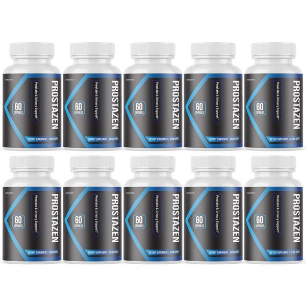Prostazen Pills to Support Healthy Prostate Functions - 10 Bottles