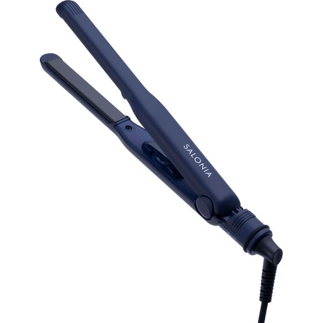 SALONIA SL-004SNV Hair Straightening Iron, Navy, 0.6 inches (15 mm), Iron, Appliances, Beauty, Appliances, Hair Care, Maximum 482°F (230°C), Professional Specifications, Men's