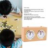 Chess Timer,International Chess Clock,Professional Chess Clock Game Timer, Analogue Clock Chess Timer,No Battery Needed,High Accuracy Mechanical Tool