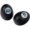Meinl Percussion Egg Shaker Pair - 2 Egg Shaker with Clear, Soft Sound - Musical Instrument - Plastic, Black (ES2-BK)